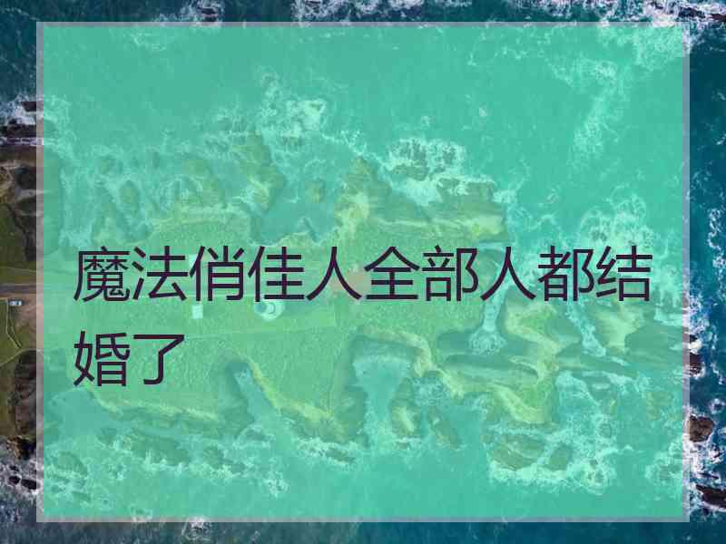 魔法俏佳人全部人都结婚了