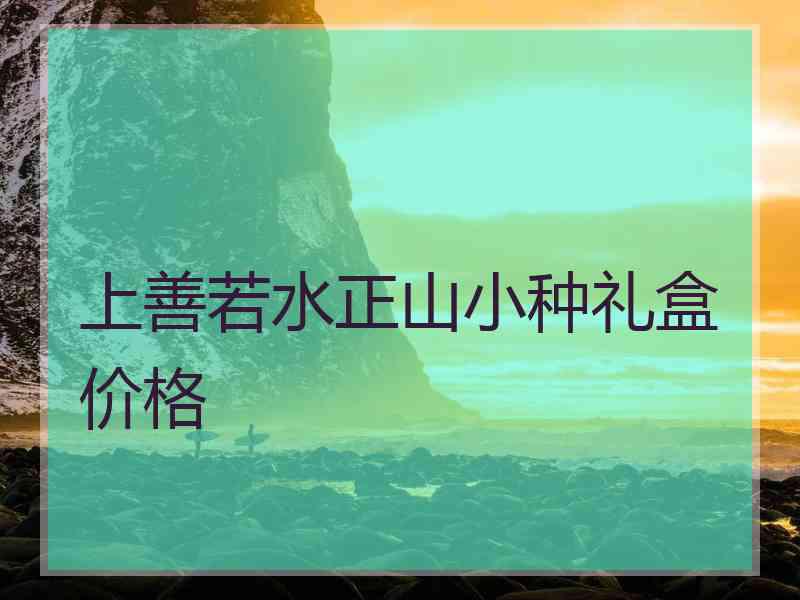 上善若水正山小种礼盒价格