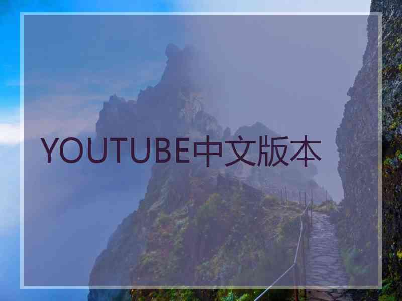 YOUTUBE中文版本