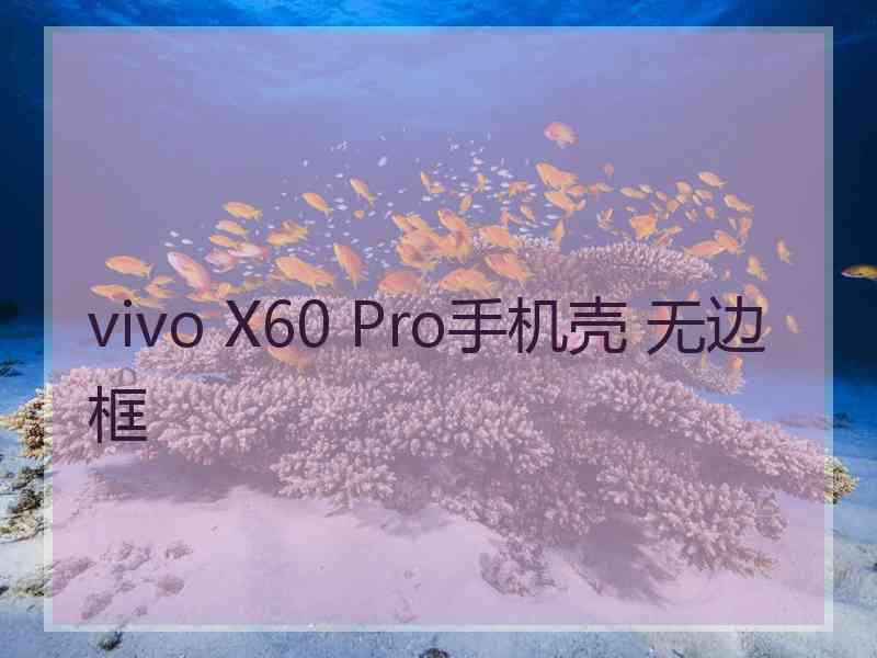 vivo X60 Pro手机壳 无边框