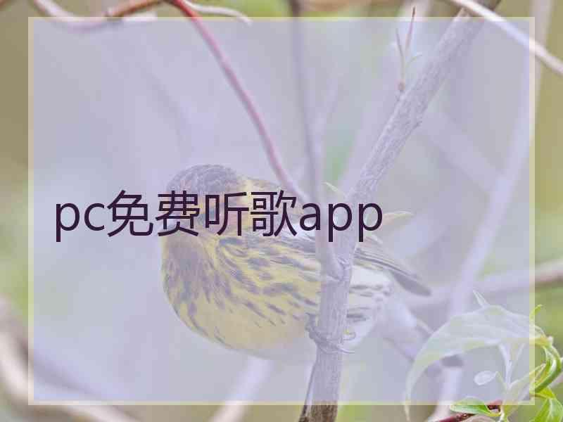 pc免费听歌app