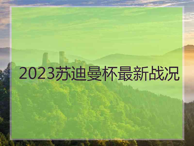 2023苏迪曼杯最新战况