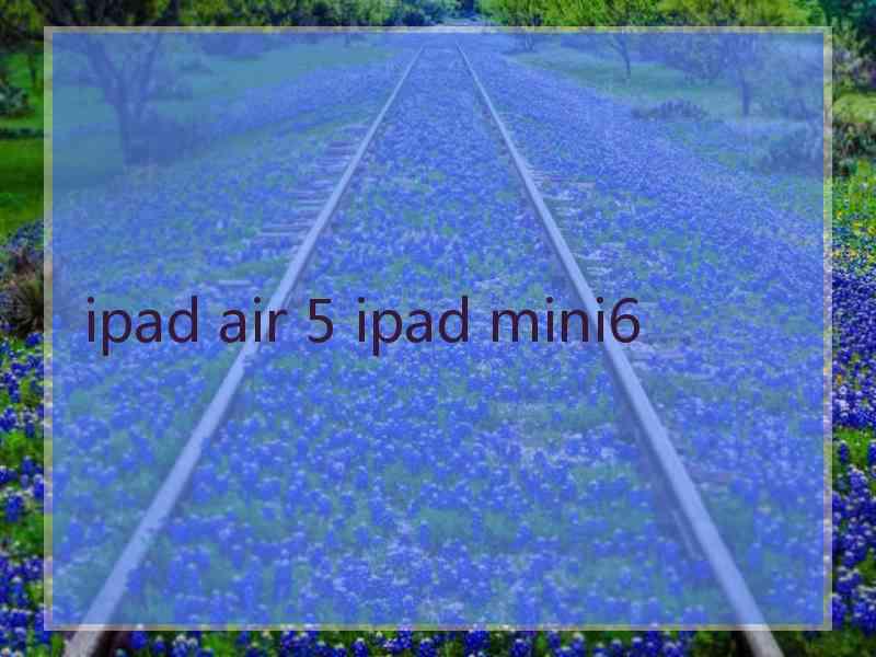 ipad air 5 ipad mini6