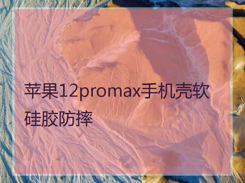 苹果12promax手机壳软硅胶防摔