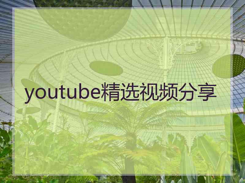 youtube精选视频分享