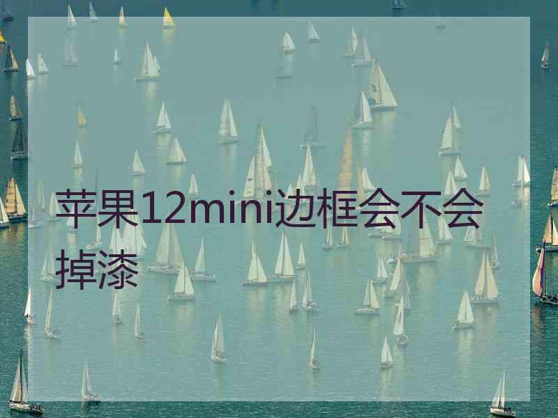 苹果12mini边框会不会掉漆