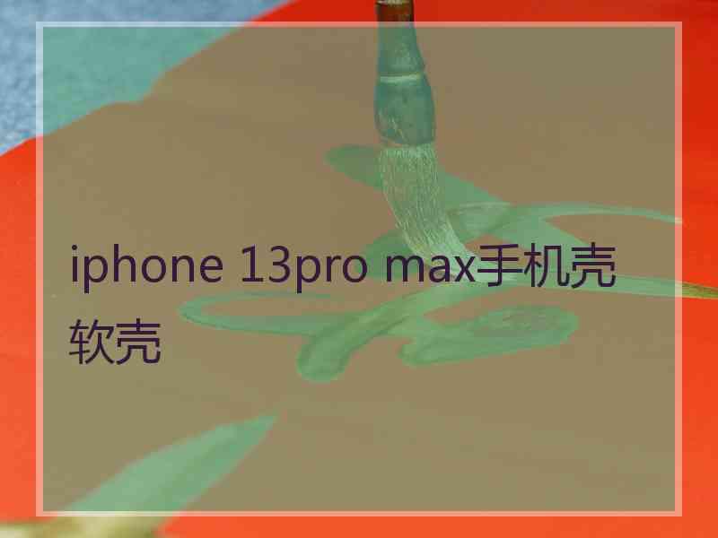 iphone 13pro max手机壳软壳