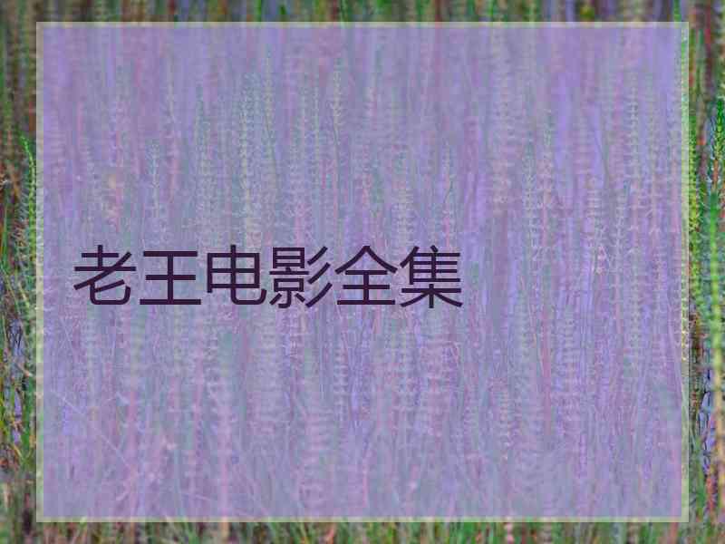 老王电影全集