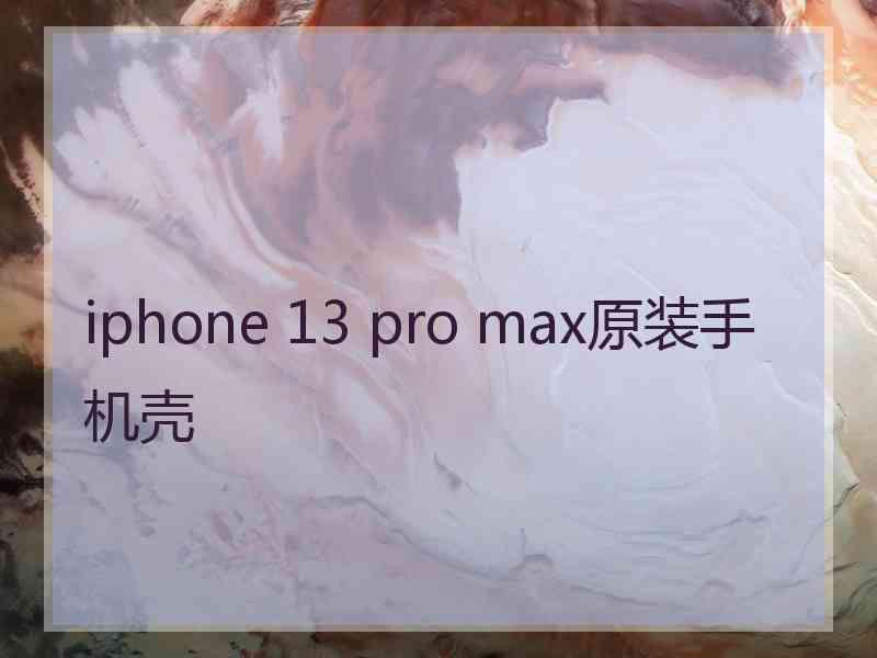 iphone 13 pro max原装手机壳