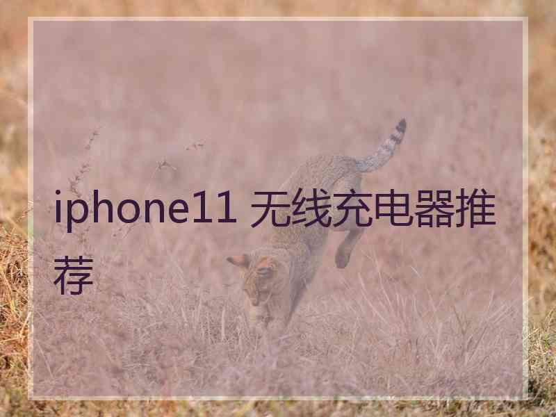 iphone11 无线充电器推荐