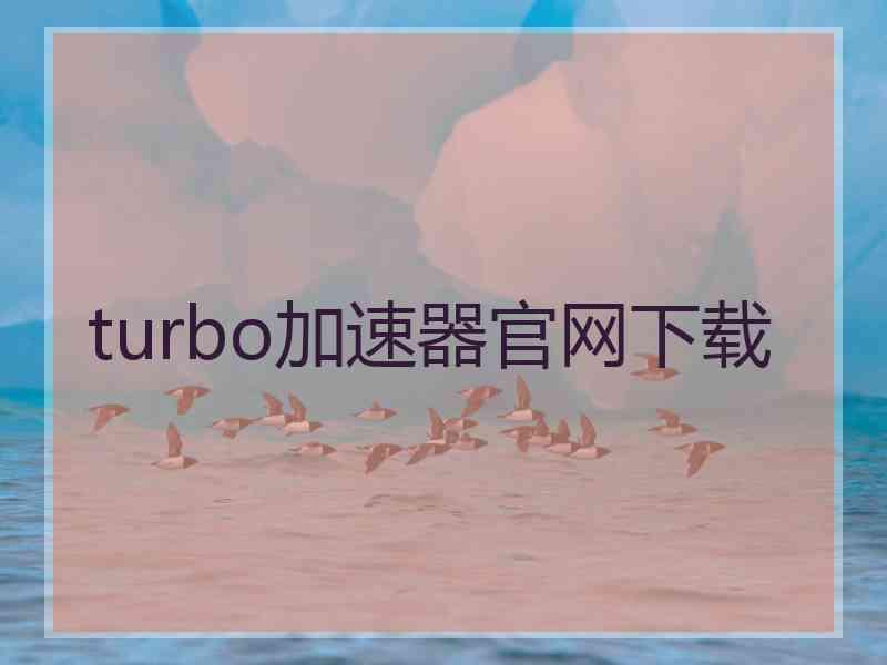 turbo加速器官网下载