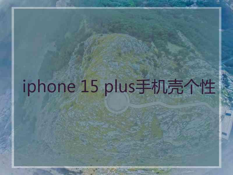 iphone 15 plus手机壳个性