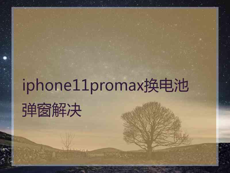 iphone11promax换电池弹窗解决