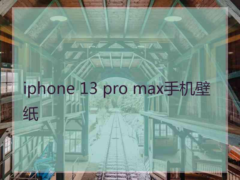 iphone 13 pro max手机壁纸