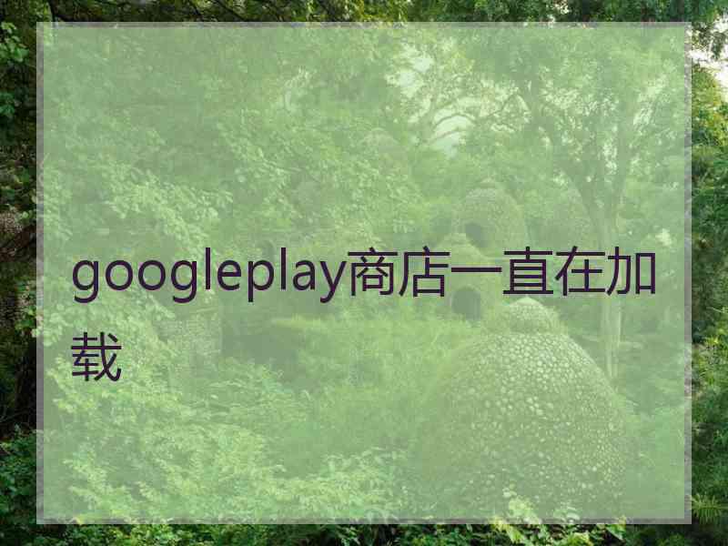 googleplay商店一直在加载