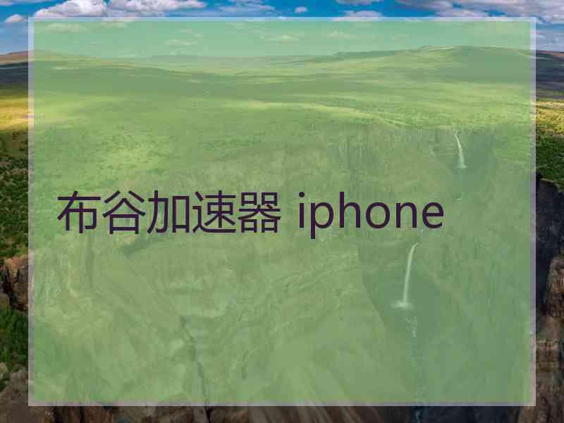 布谷加速器 iphone