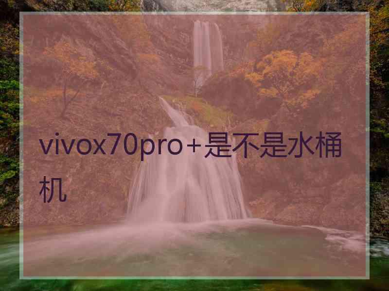 vivox70pro+是不是水桶机