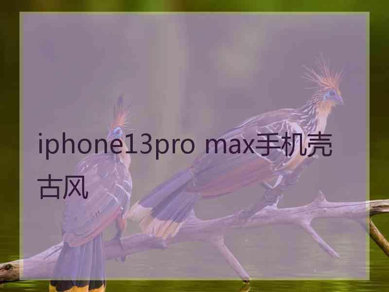 iphone13pro max手机壳古风