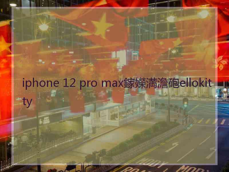 iphone 12 pro max鎵嬫満澹砲ellokitty