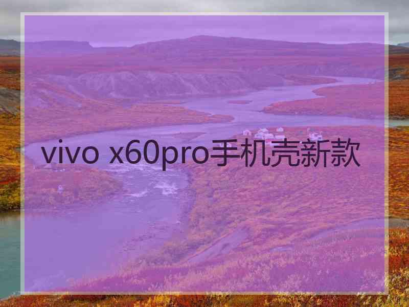 vivo x60pro手机壳新款