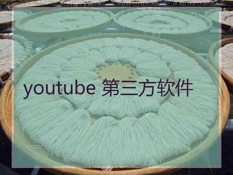 youtube 第三方软件