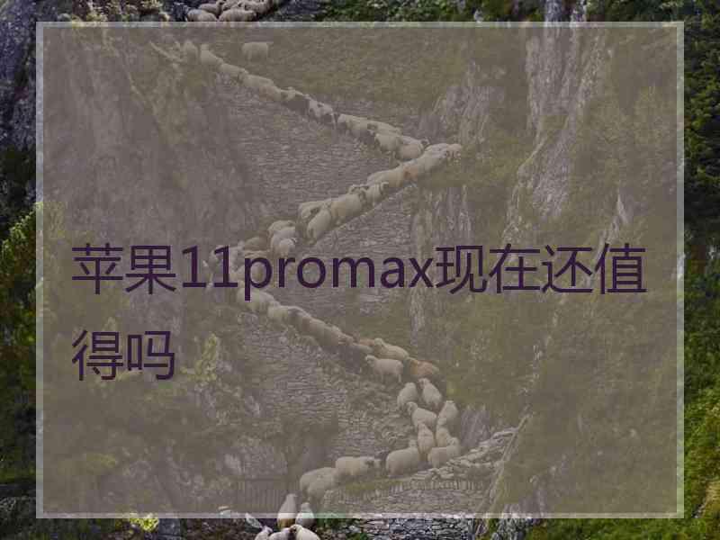 苹果11promax现在还值得吗