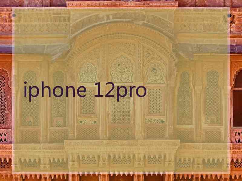 iphone 12pro