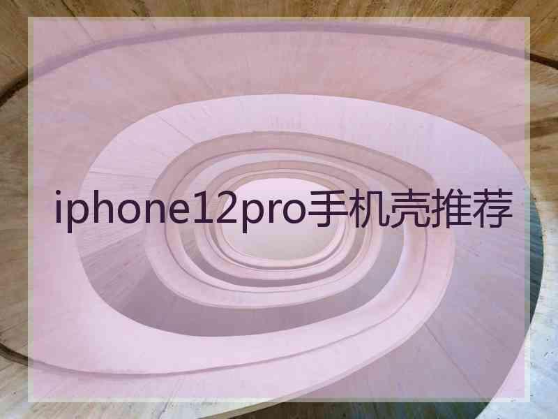 iphone12pro手机壳推荐