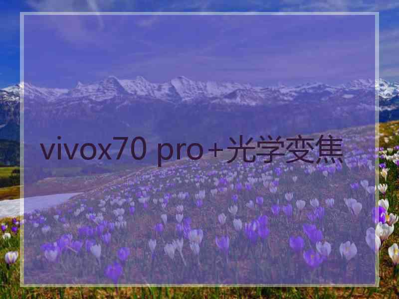 vivox70 pro+光学变焦