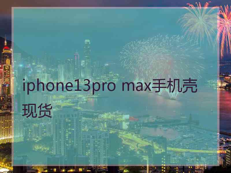 iphone13pro max手机壳现货