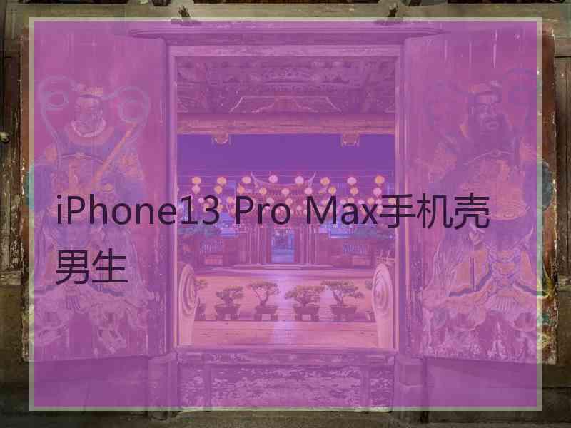 iPhone13 Pro Max手机壳男生