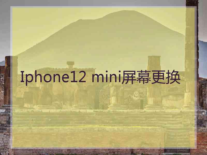 Iphone12 mini屏幕更换