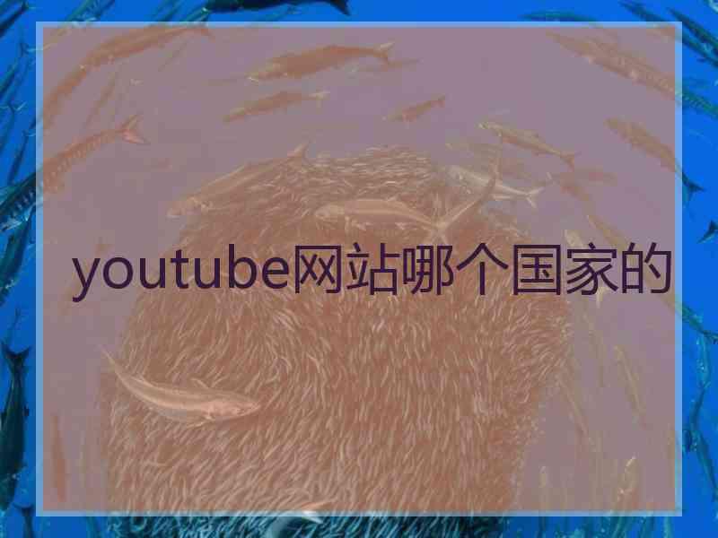 youtube网站哪个国家的