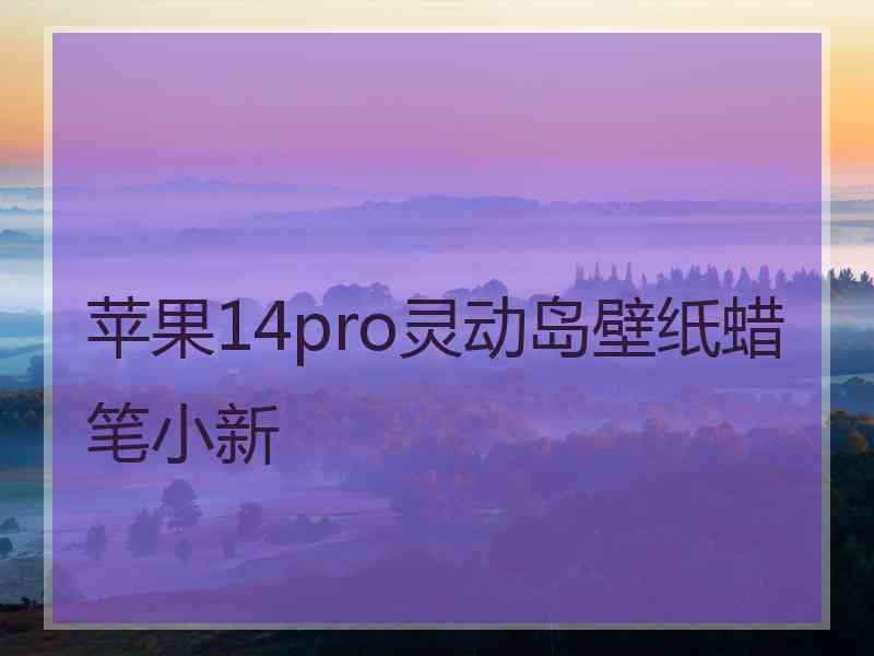 苹果14pro灵动岛壁纸蜡笔小新