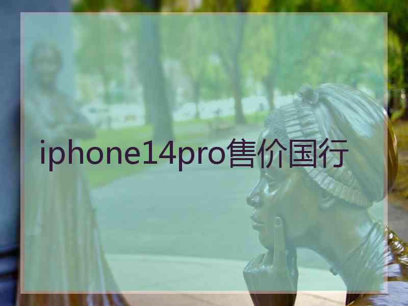 iphone14pro售价国行