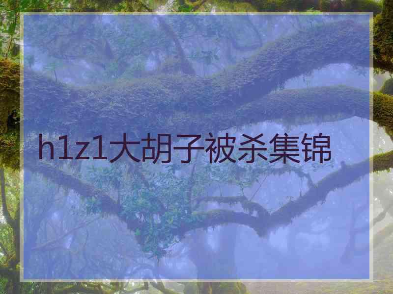 h1z1大胡子被杀集锦