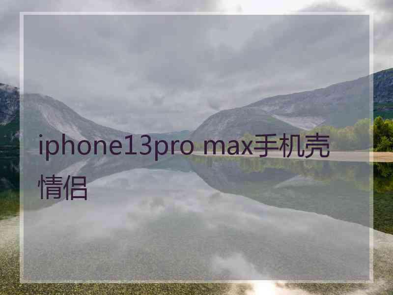 iphone13pro max手机壳 情侣