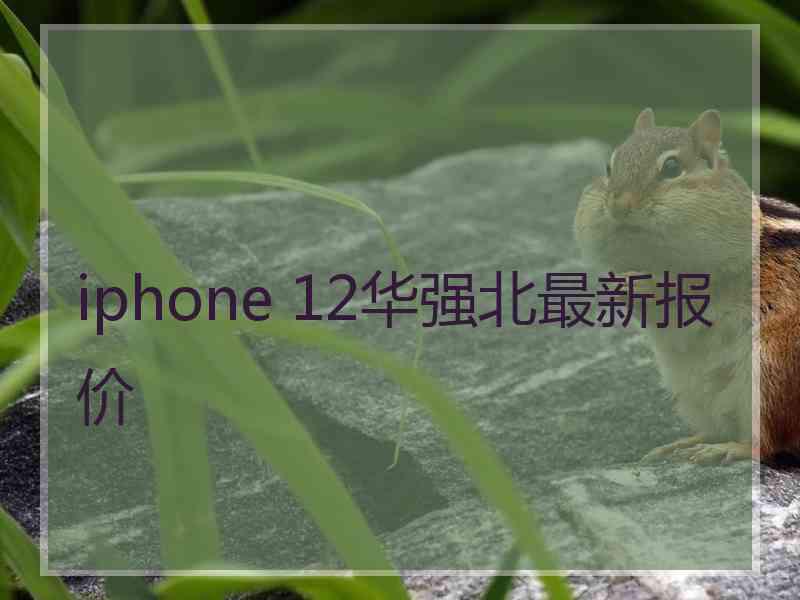 iphone 12华强北最新报价