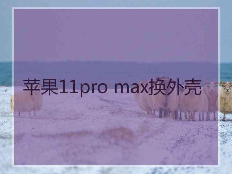 苹果11pro max换外壳