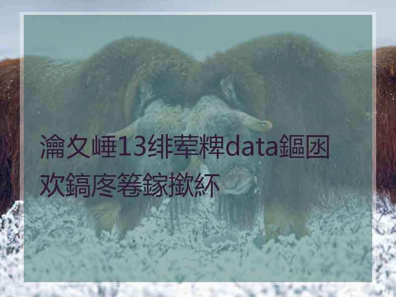 瀹夊崜13绯荤粺data鏂囦欢鎬庝箞鎵撳紑