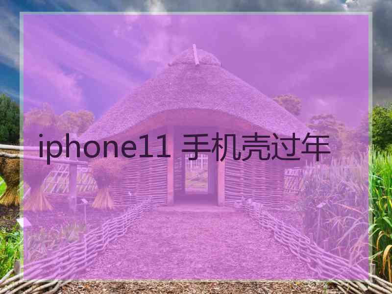 iphone11 手机壳过年