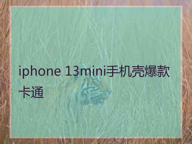 iphone 13mini手机壳爆款卡通