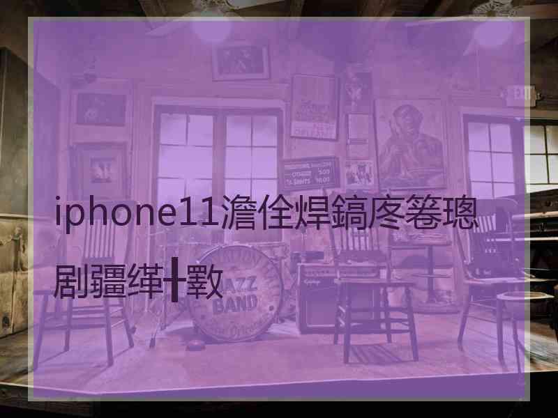 iphone11澹佺焊鎬庝箞璁剧疆缂╂斁