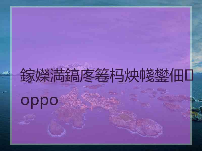 鎵嬫満鎬庝箞杩炴帴鐢佃oppo