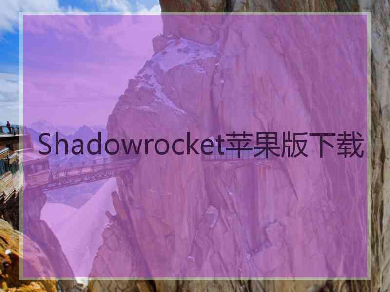 Shadowrocket苹果版下载