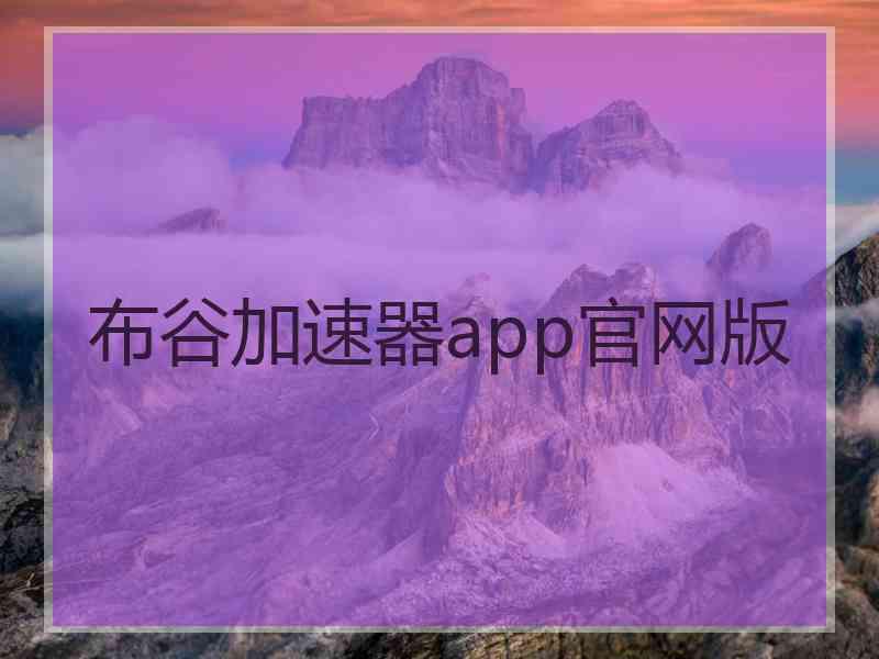 布谷加速器app官网版