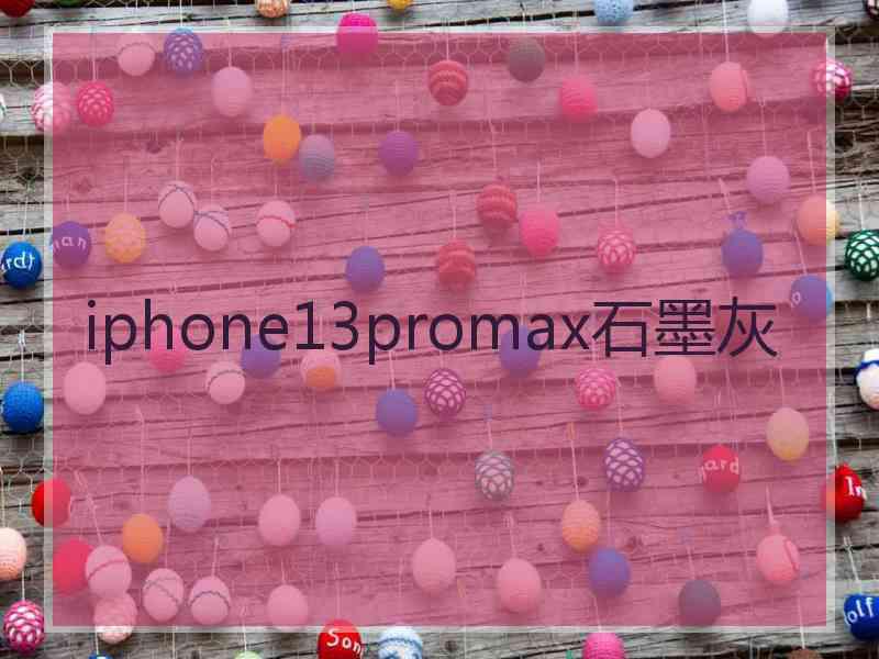 iphone13promax石墨灰