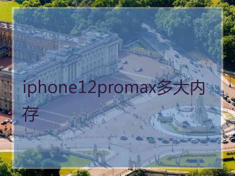 iphone12promax多大内存