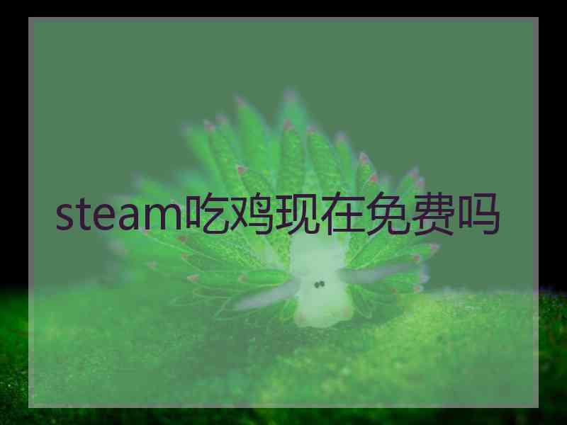 steam吃鸡现在免费吗