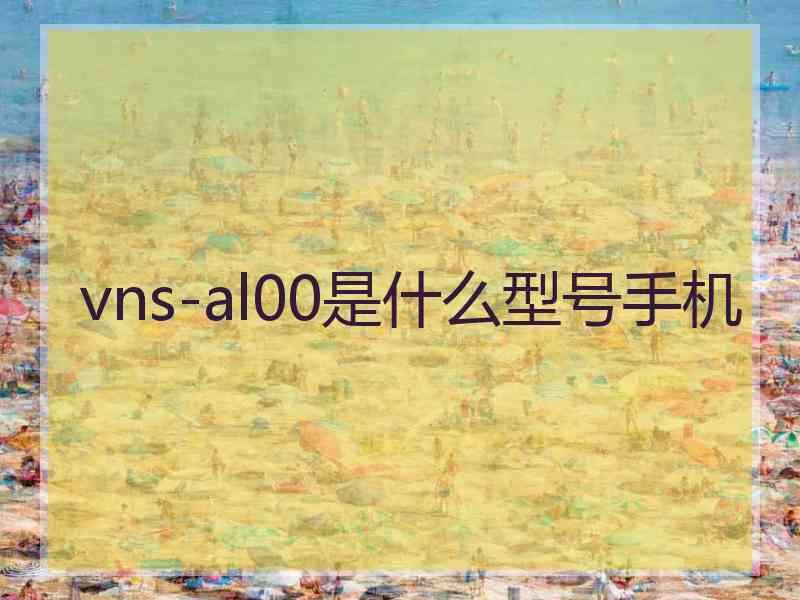 vns-al00是什么型号手机